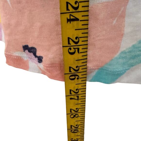 Rachel Zoe Multicolor Cap Sleeves Linen Blouse - Size M - NWT - Picture 3 of 7